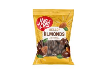 Migdolai šokolade MIO&RIO, 80 g