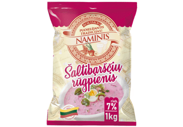Холодный свекольный простокваша ROKIŠKIO NAMINIS, 7% жирности, 1 кг