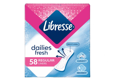 Higieniniai įklotai LIBRESSE NORMAL, 58 vnt.