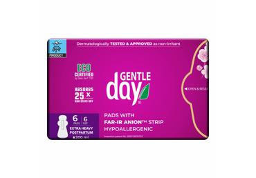 Higieniniai paketai GENTLE DAY EXTRA HEAVY, 6 vnt.