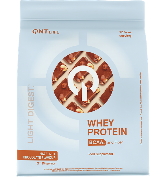 QNT Light Digest Whey Protein Hazelnut Chocolate 500 g