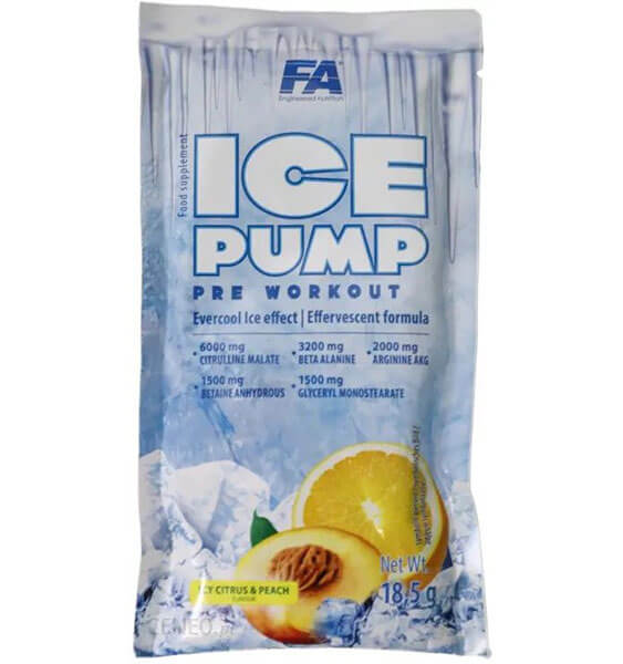 Fitness Authority Ice Pump Pre Workout Icy Mango Passion Fruit 18,5 g