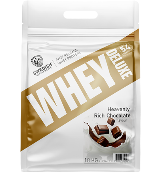 Swedish Supplements Whey Deluxe Heavenly Rich Chocolate 1800 g