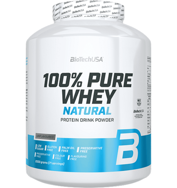 BioTech 100% Pure Whey Unflavoured 2000 g