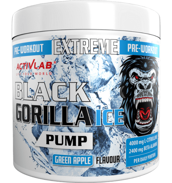 ActivLab Black Gorilla Ice Pump Preworkout Green Apple 300 g