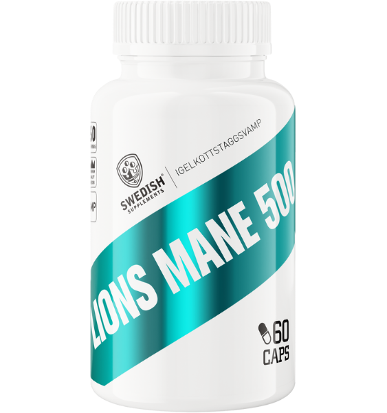 Swedish Supplements Lions Mane 500 60 kap