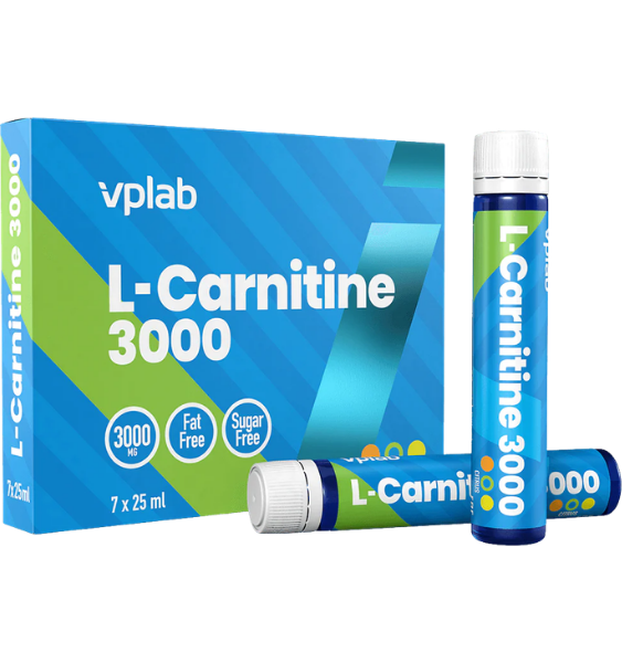 VPLab Nutrition L-Carnitine 3000 7 x Citrus (BB 2026-12-30) 7 x 25 ml