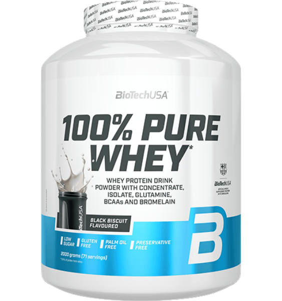 BioTech 100% Pure Whey Black Biscuit 2000 g