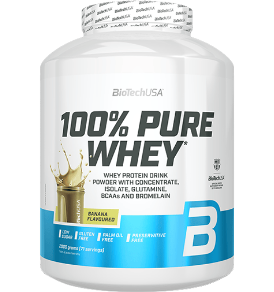 BioTech 100% Pure Whey Banana 2000 g