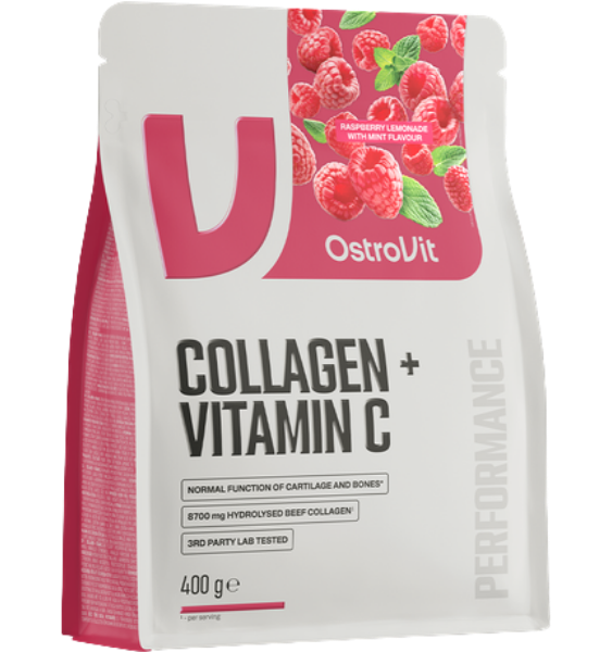 OstroVit Collagen + Vitamin C Raspberry Lemonade with Mint 400 g