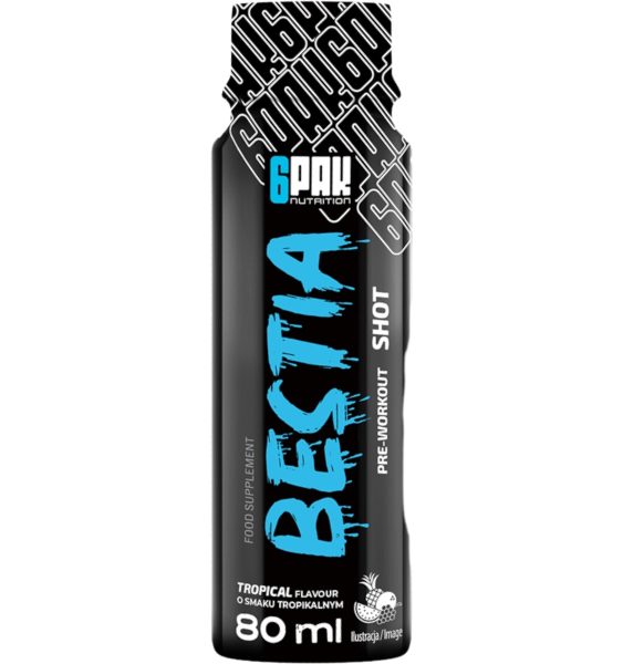 6PAK Nutrition Bestia Shot Tropical 80 ml