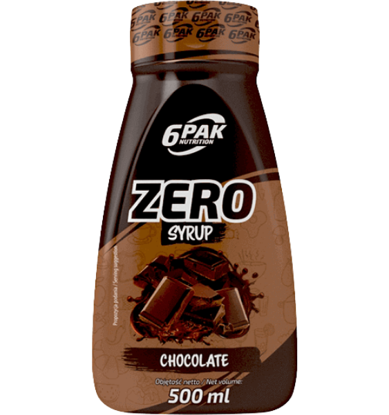 6PAK Nutrition Zero Syrup Chocolate 500 ml