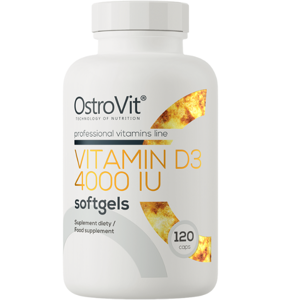OstroVit Vitamin D3 4000 IU 120 kap