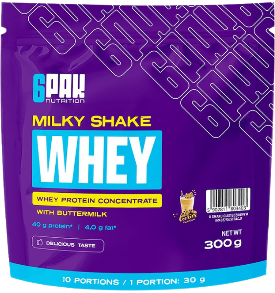 6PAK Nutrition Milky Shake Whey Cookies 300 g