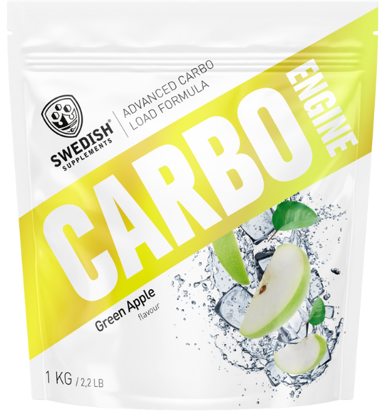 Swedish Supplements Carbo Engine Green Apple 1000 g