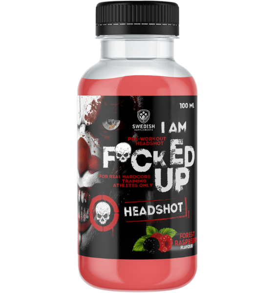 Swedish Supplements I Am F*cked Up Headshot Forest Raspberry 100 ml