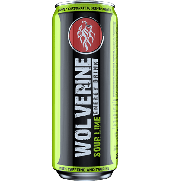 Wolverine Wolverine Energy Drink Sour Lime 250 ml