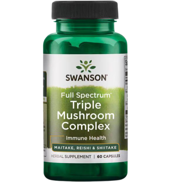 Swanson Triple Mushroom Complex 60 kap
