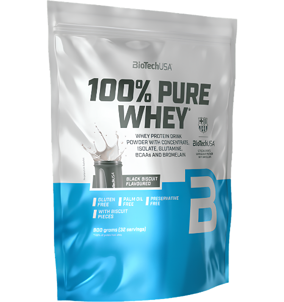 BioTech 100% Pure Whey Black Biscuit 900 g