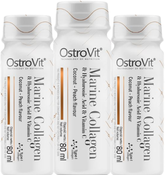 OstroVit Collagen Marine Shot Coconut Peach 80 ml