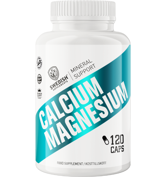 Swedish Supplements Calcium Magnesium 120 kap