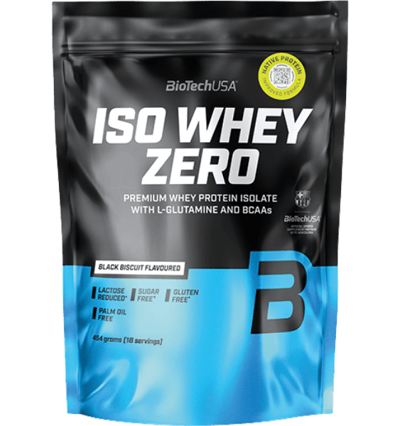 BioTech Iso Whey Zero Black biscuit 454 g