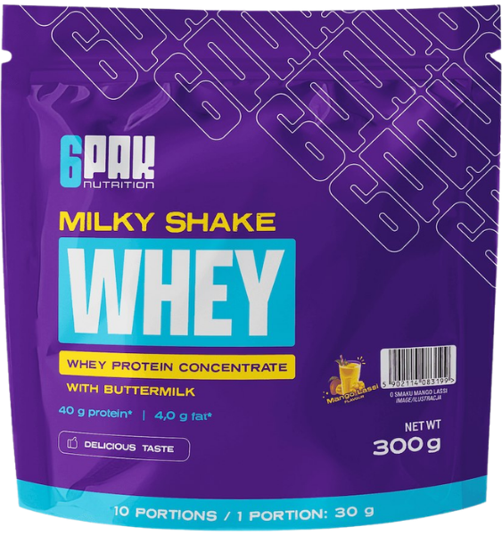 6PAK Nutrition Milky Shake Whey Mango Lassi 300 g
