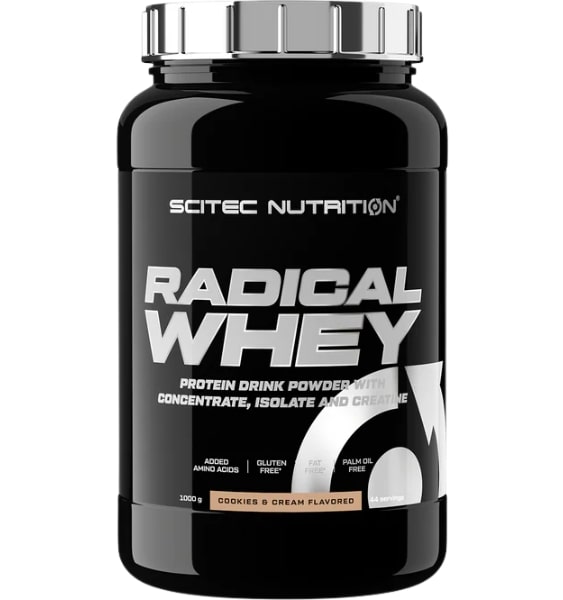 Scitec Radical Whey Cookies and cream 1000 g