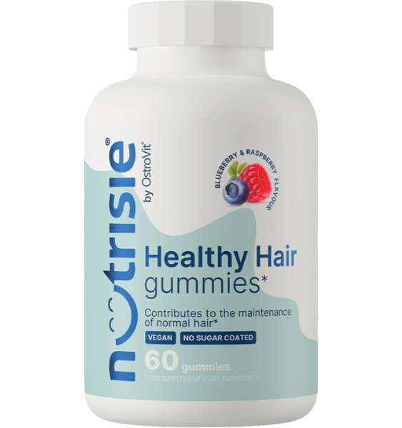 OstroVit NUTRISIE® Healthy Hair Gummies 60 gum Blueberry and Raspberry