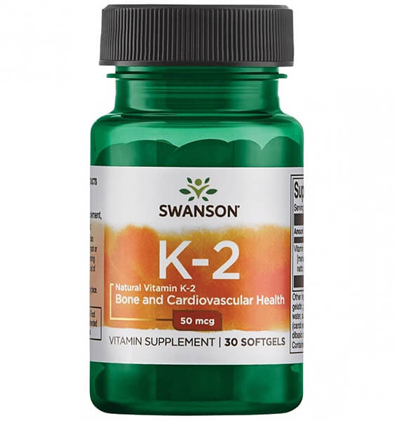 Swanson Natural Vitamin K-2 50mcg 30 kap
