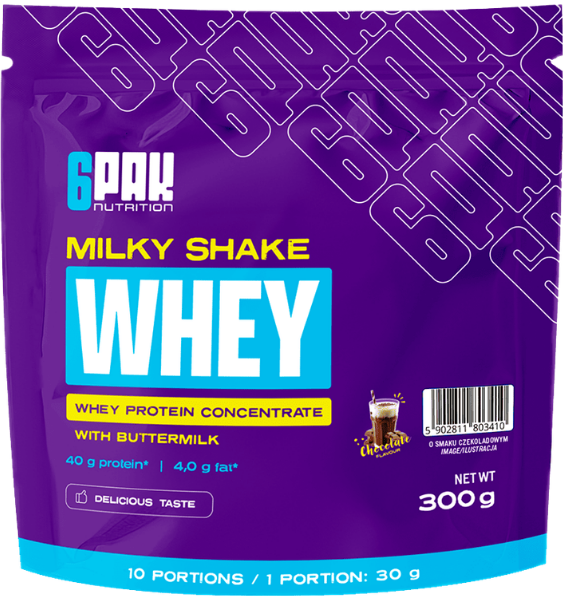 6PAK Nutrition Milky Shake Whey Chocolate 300 g