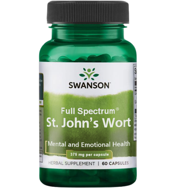 Swanson St. Johns Wort 375 mg 60 caps