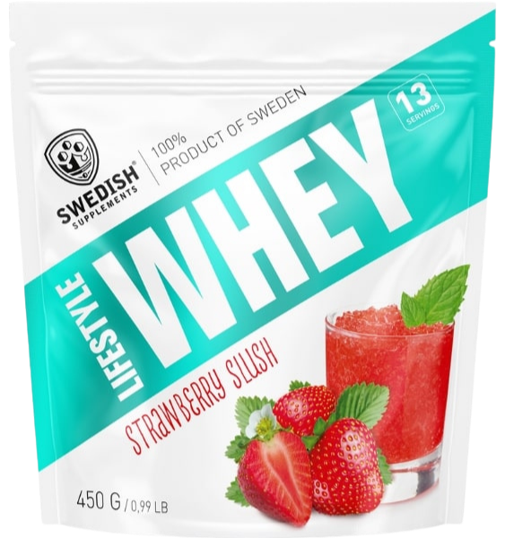 Swedish Supplements Lifestyle Whey Strawberry Slush 450 g
