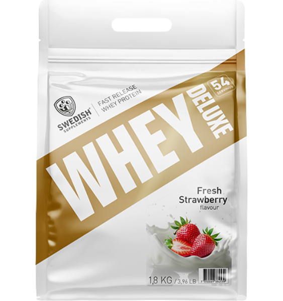 Swedish Supplements Whey Deluxe Fresh Strawberry 1800 g