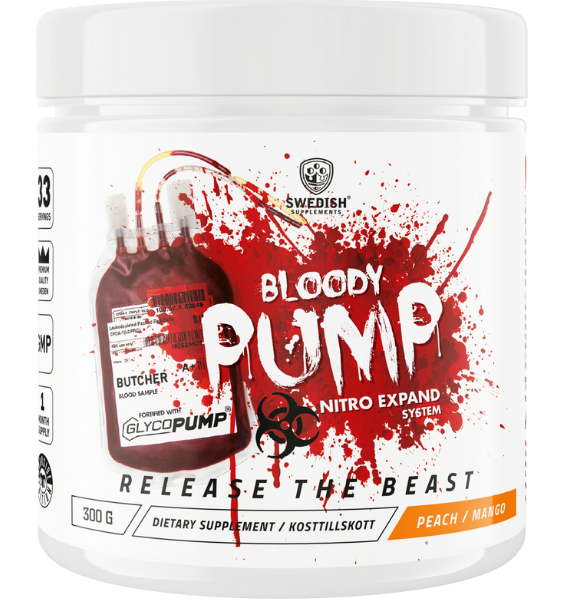 Swedish Supplements Bloody Pump Peach Mango 300 g