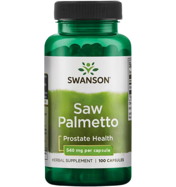 Swanson Saw Palmetto 540mg 100 kap