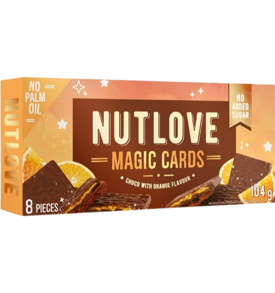 Allnutrition NutLove Magic Cards Choco with Orange 104 g