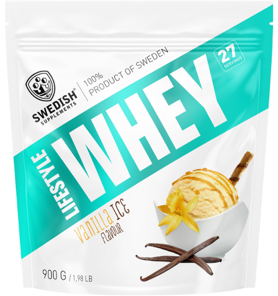 Swedish Supplements Lifestyle Whey Vanilla Ice 900 g