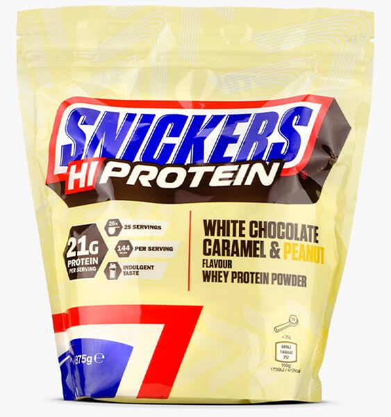 Mars Snickers Hi Protein White Chocolate Caramel & Peanut 875 g
