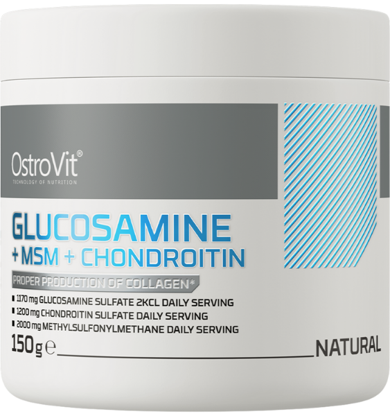 OstroVit Glucosamine + MSM + Chondroitin Natural 150 g