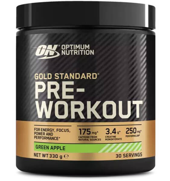 Optimum Nutrition Gold Standard Pre Workout Mėlynoji avietė 330 g
