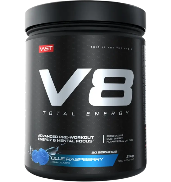 VAST V8 Total Energy Blue Raspberry 336 g