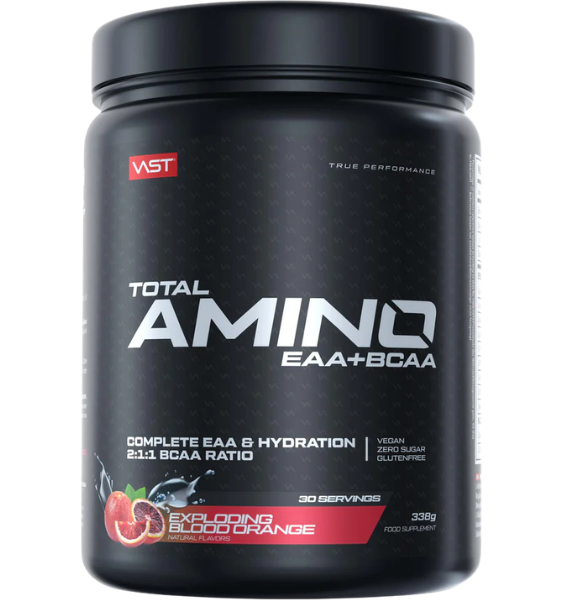 VAST Total Amino EAA+BCAA 30 serv Exploding Blood Orange