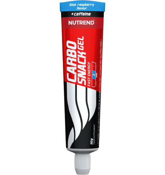 Nutrend CARBOSNACK GEL Blue Raspberry with Caffeine 50 g