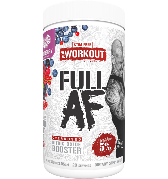 5% Nutrition - Rich Piana Full AF Wild Berry 370 g