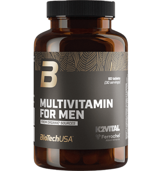 BioTech Multivitamin for Men from organic sources 60 tab