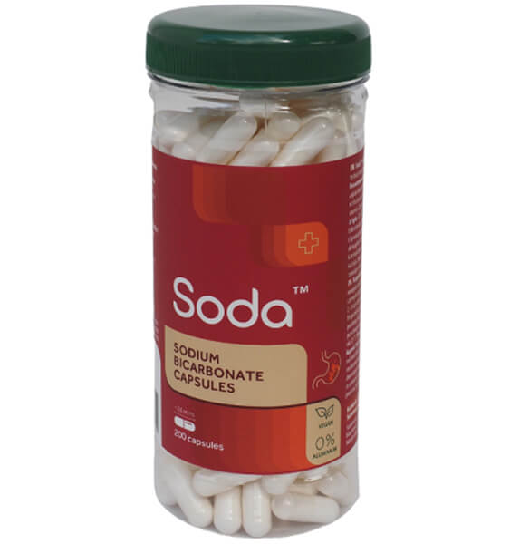 Soda™ Sodium Bicarbonate 200 kap