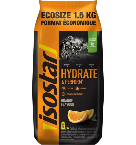 Isostar Powder Ecosize Hydrate & Perform Orange 1500 g