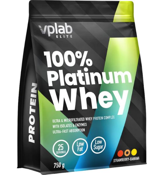 VPLab Nutrition Platinum Whey Strawberry-Banana 750 g