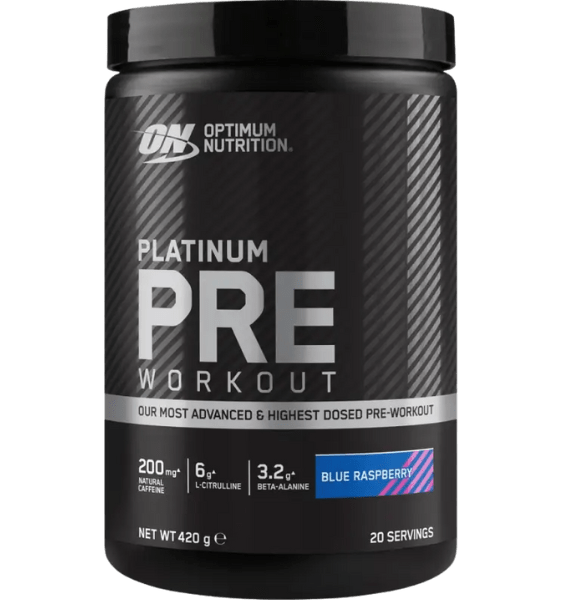 Optimum Nutrition Platinum Pre-Workout Blue Raspberry 420 g